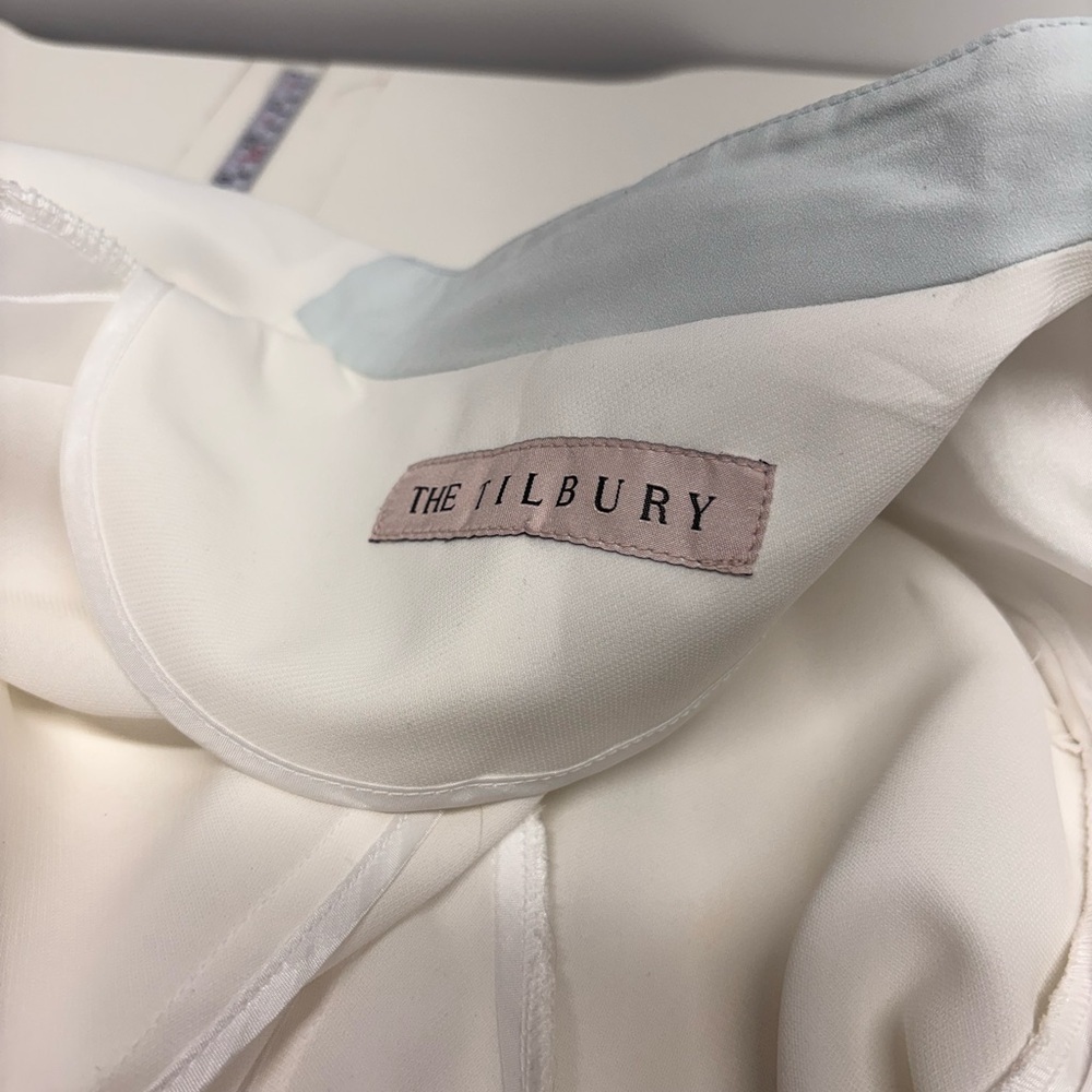 The Tilbury Structured Ivory Summer Blazer - Picture 4 of 7